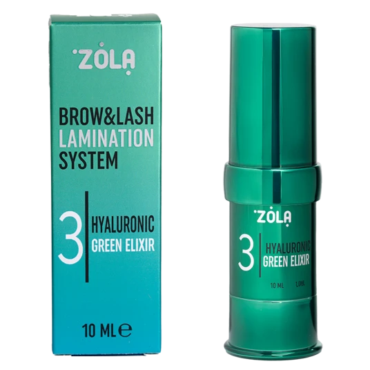 ZOLA Lamination Classic System Lab HYALURONIC GREEN ELIXIR (3 Paso)