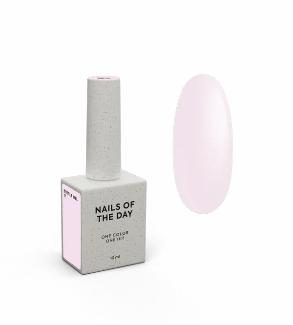 NAILSOFTHEDAY Bottle Gel 17 – gel ultrafuerte rosa suave, 10 ml