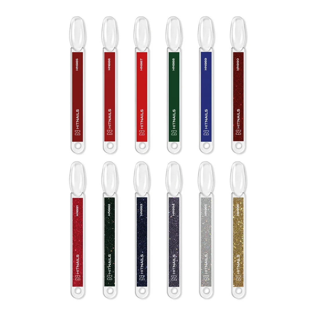 Noel Collection - 12 Esmaltes Semipermanentes, 10ml