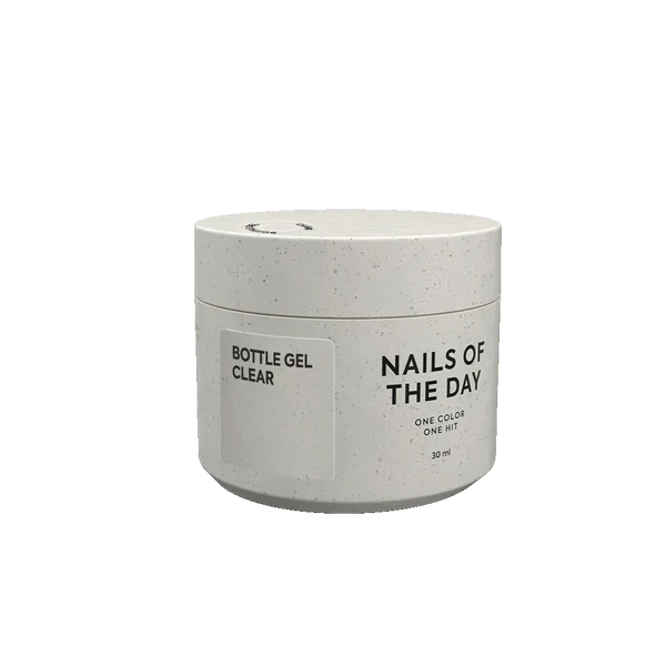 NAILSOFTHEDAY Bottle gel clear – gel transparente ultrafuerte, 30 ml
