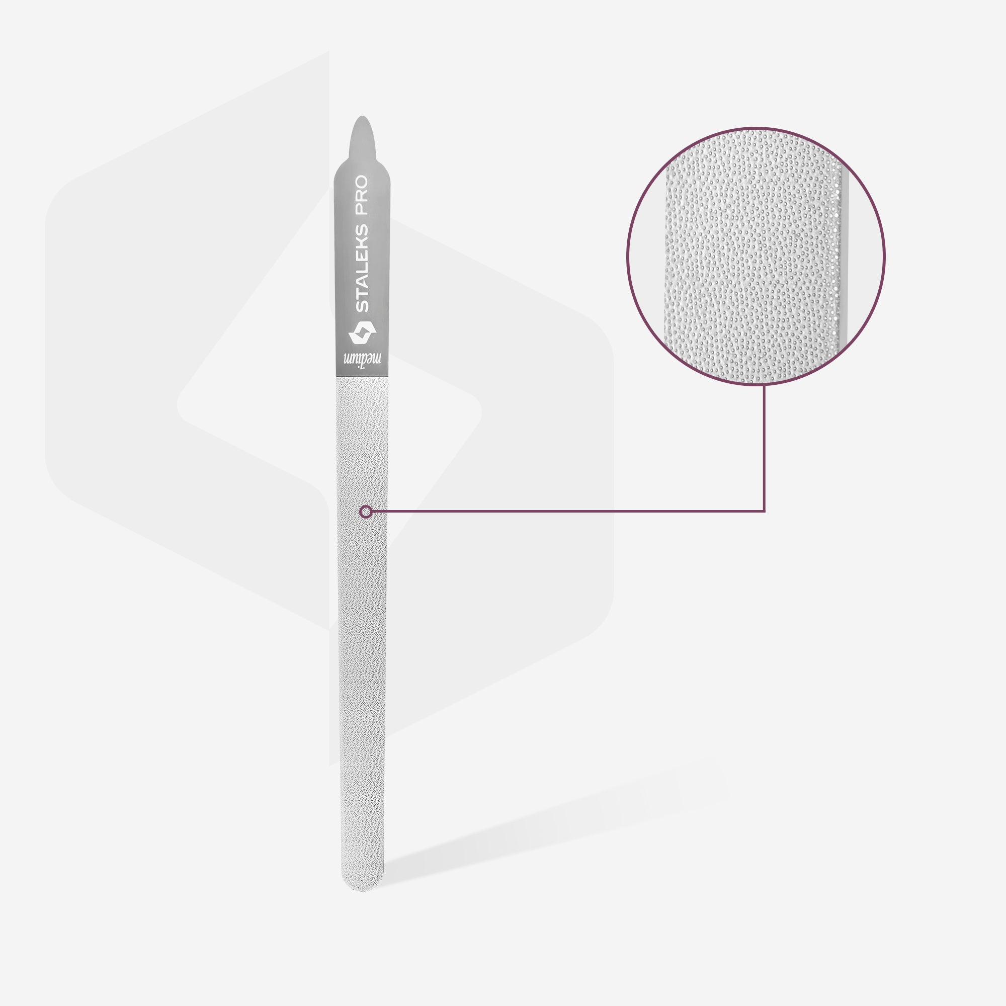 Lima de uñas láser EXPERT 11 155 mm (recta con mango)