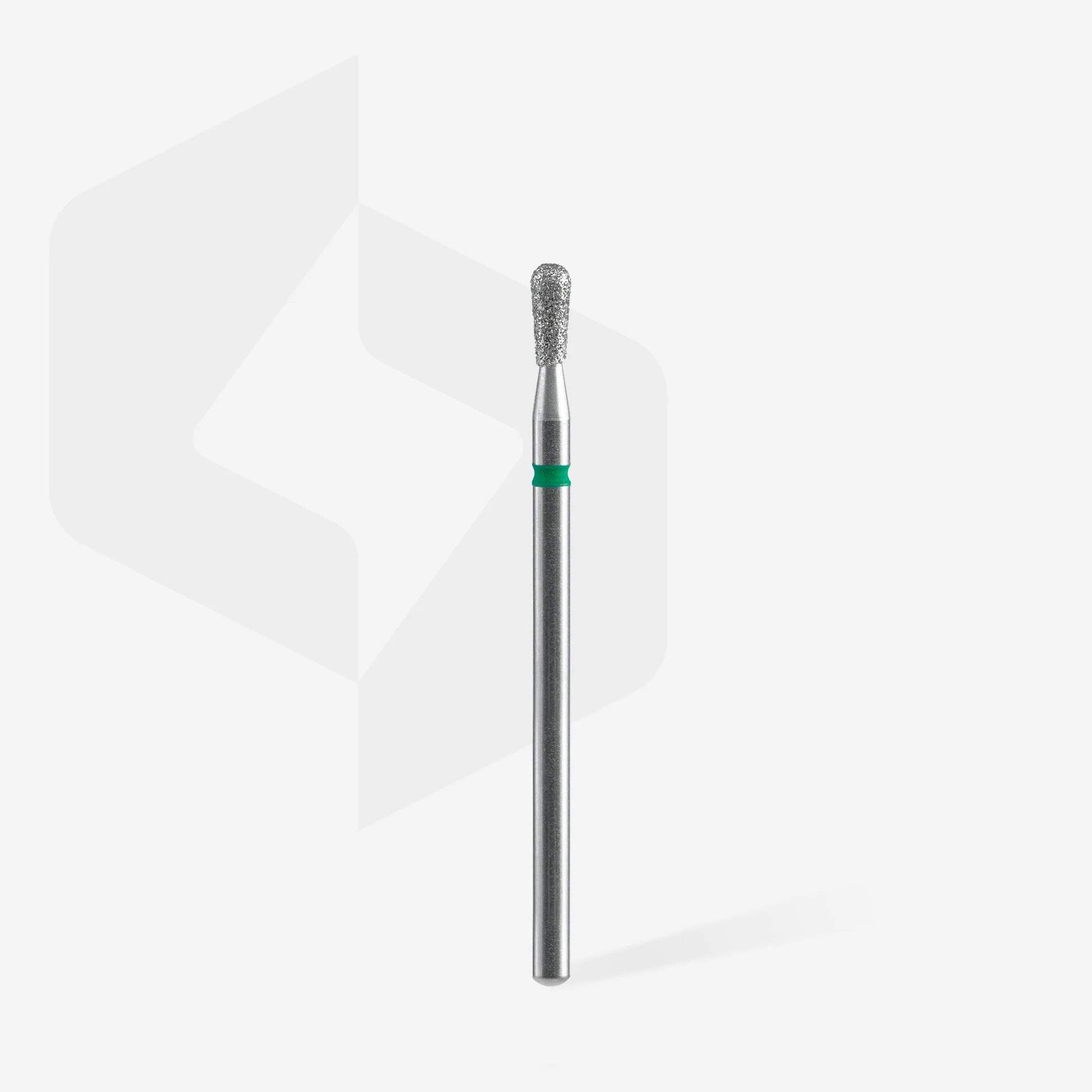 Fresa diamantada para piel "cerilla" verde EXPERT diámetro 2,3 mm / parte útil 5 mm
