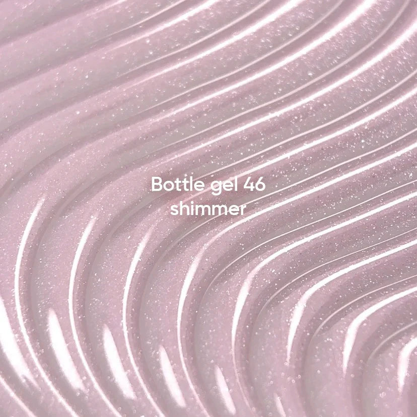 NAILSOFTHEDAY Bottle gel Shimmer 46 – Gel líquido, rosa lechoso, 10 ml