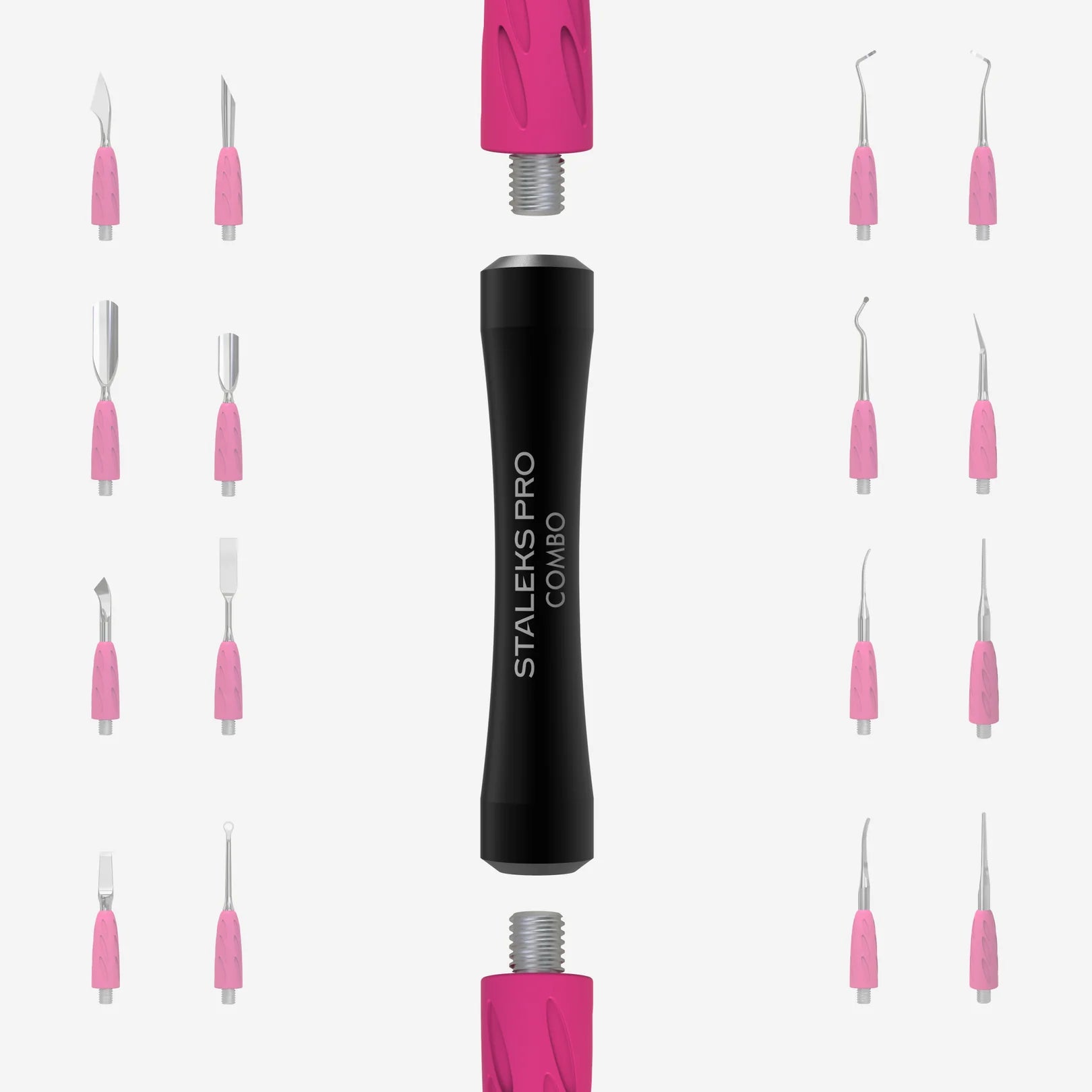 Mango del empujador, color negro Combo UNIQ 10b para piezas de trabajo reemplazables