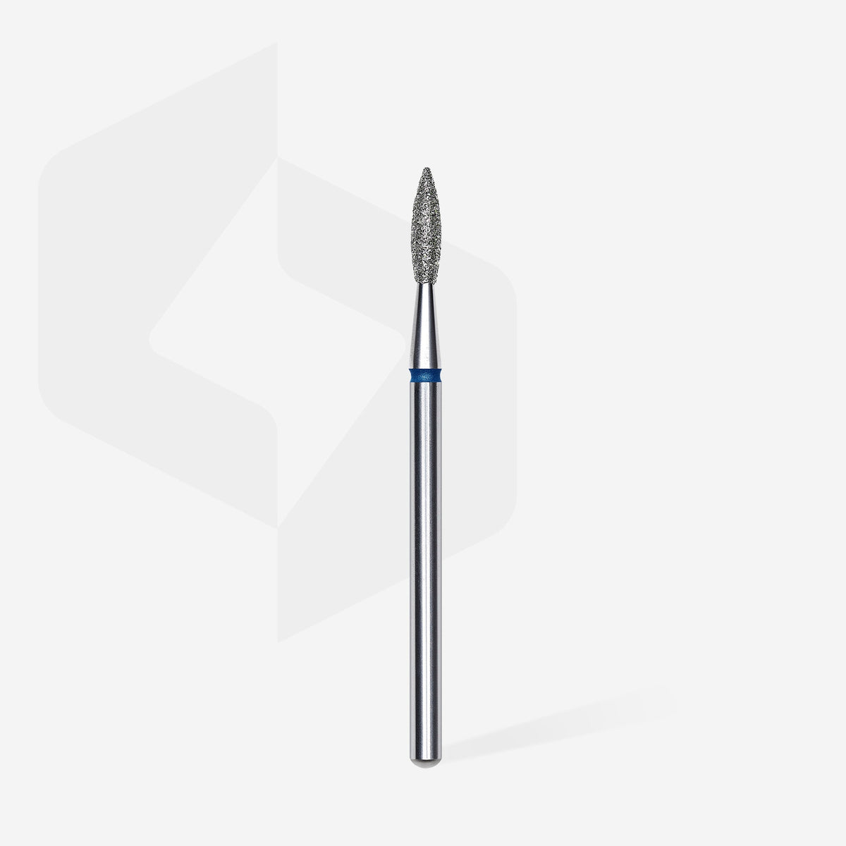 Fresa de diamante - puntiaguda llama azul EXPERT diámetro de la cabeza 2,1 mm / pieza de trabajo 8 mm