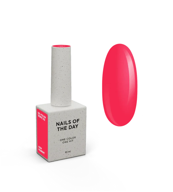 NAILSOFTHEDAY Gel Polish Tropic 212 — rosa coral, 10 ml
