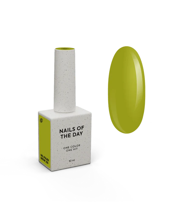 NAILSOFTHEDAY Gel polish Grow 235 — verde, 10 ml.