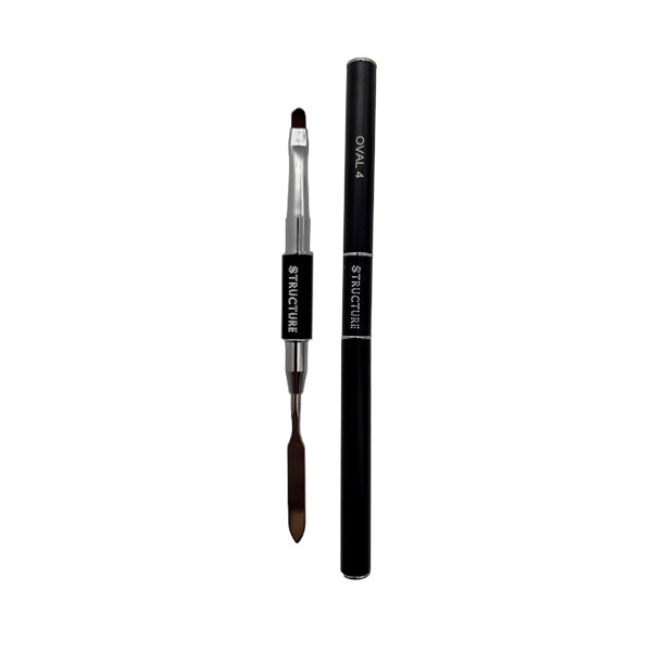 STRUCTURE Oval 4 - Nail Brush with Spatula
