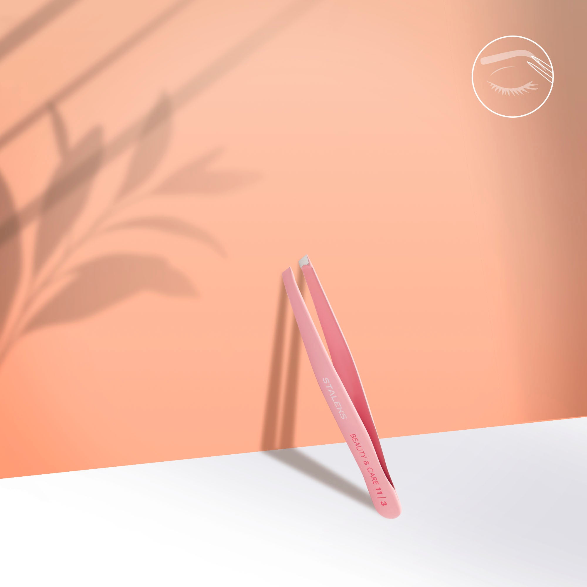 Pinzas para cejas BEAUTY CARE 11 TIPO 3 (biselado ancho)