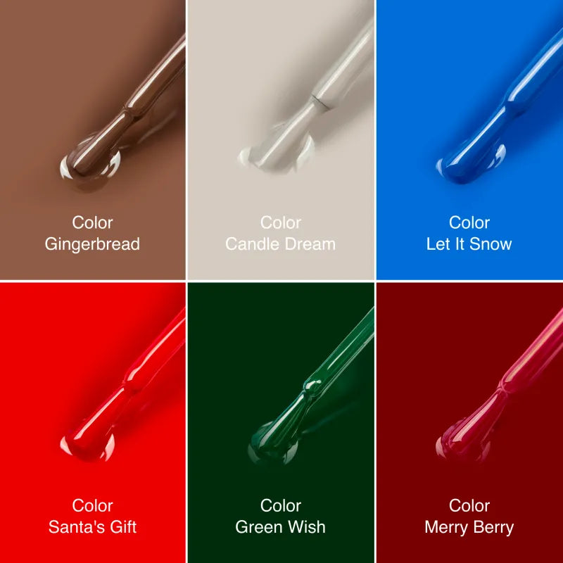 LUNAmoon - Christmas Story Colección 6 esmaltes Navidad