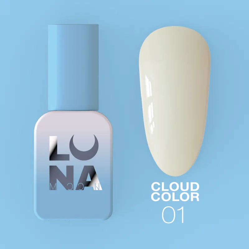 LUNAmoon Esmalte Semi Cloud Color Nº 01, 8ml