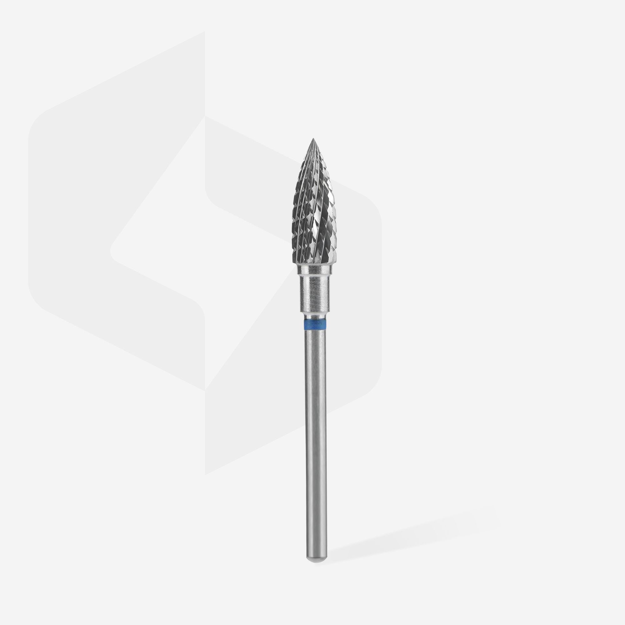 Fresa de carburo "llama" azul EXPERT diámetro 5 mm / parte útil 13,5 mm