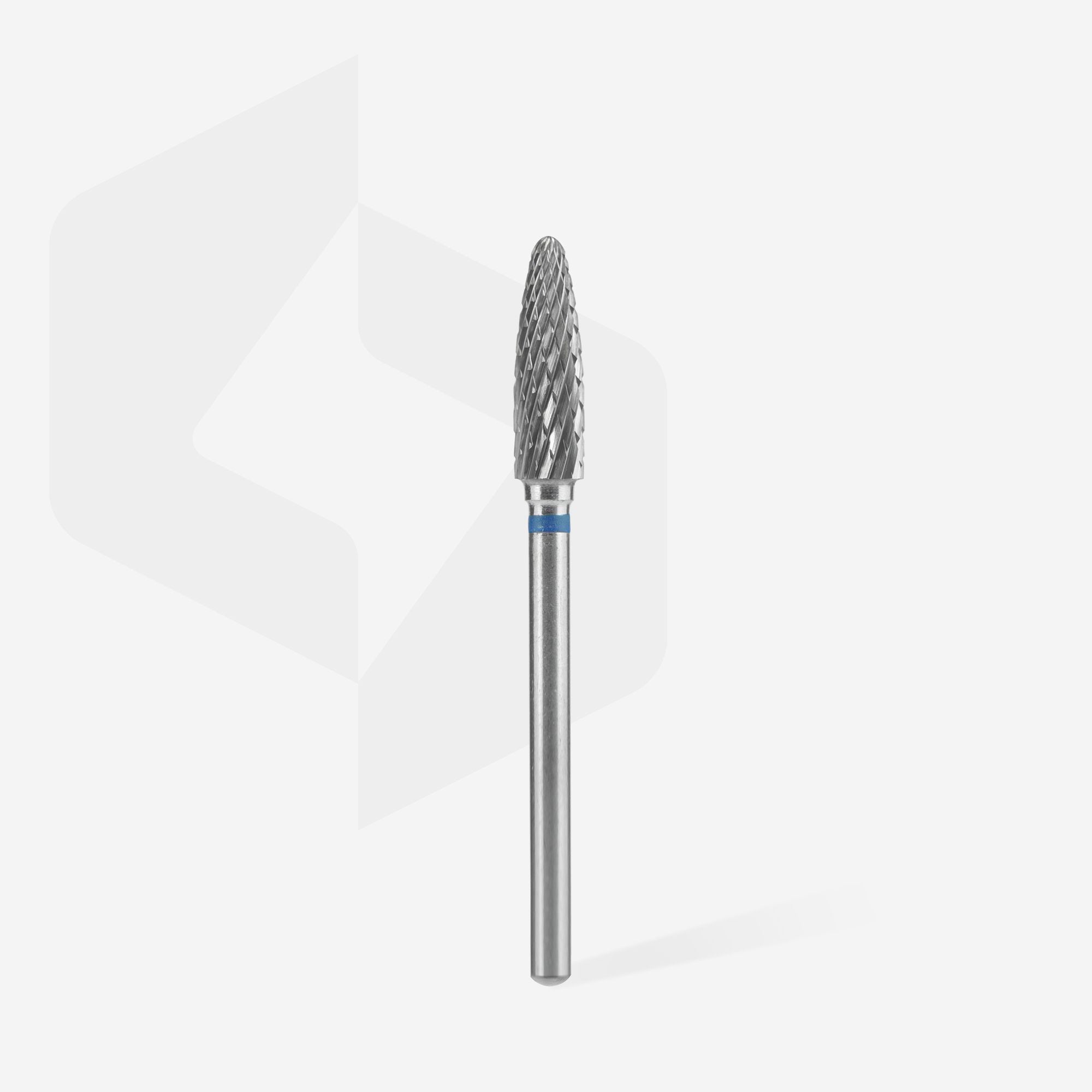 Fresa de carburo "corn" azul EXPERT diámetro 4 mm / parte útil 14 mm