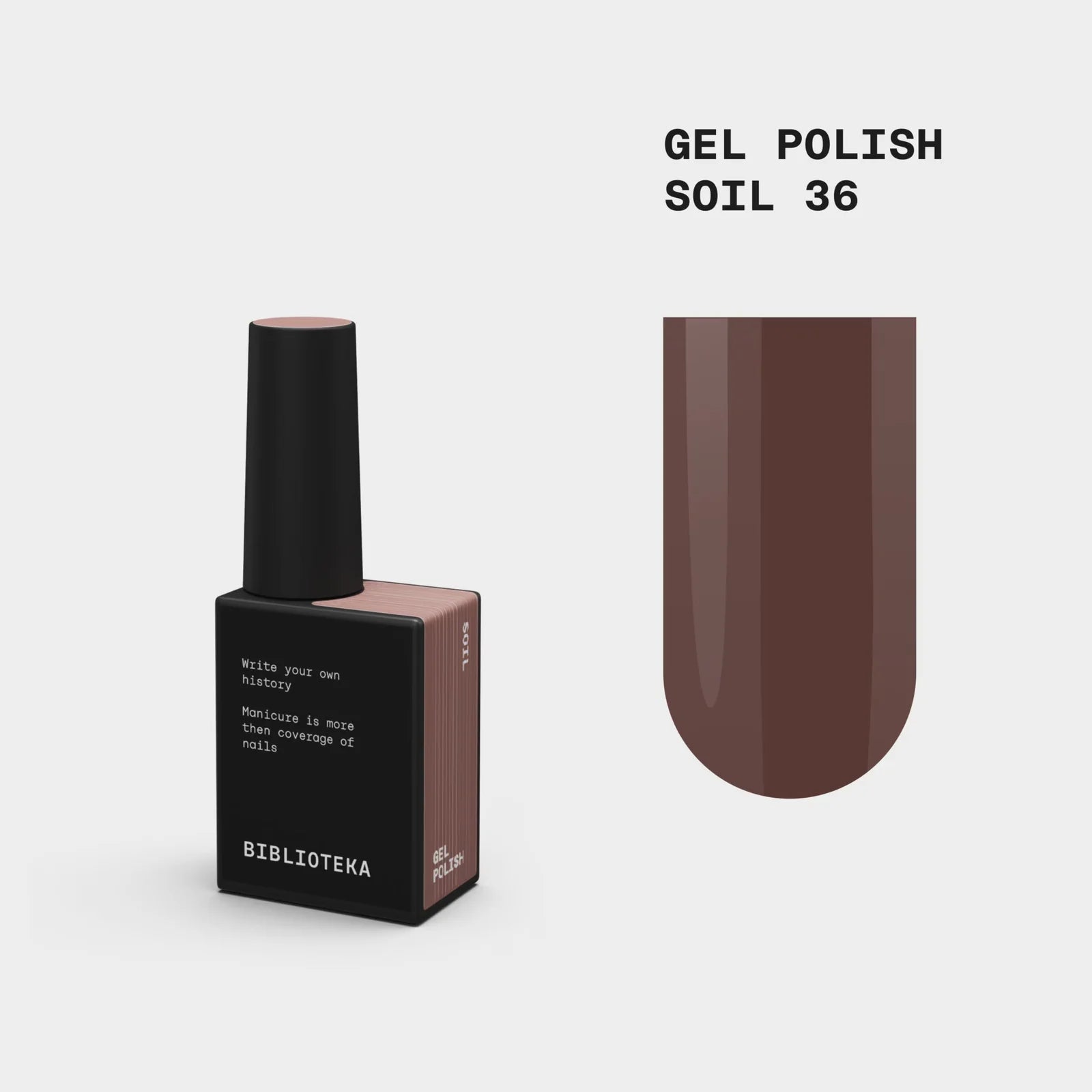 BIBLIOTEKA Gel Polish № 36 Soil, 10 ml