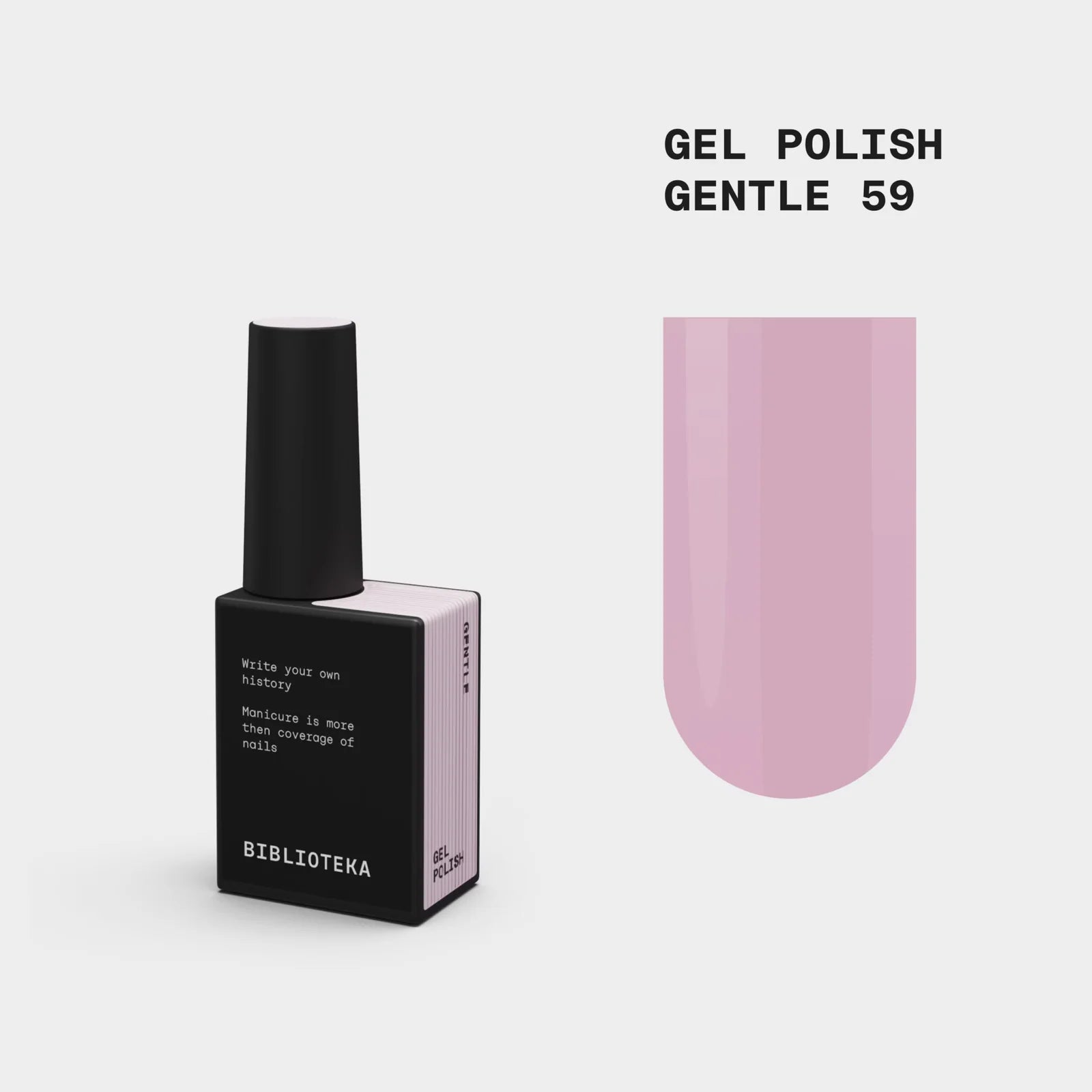 BIBLIOTEKA Gel Polish № 59 Gentle, 10 ml
