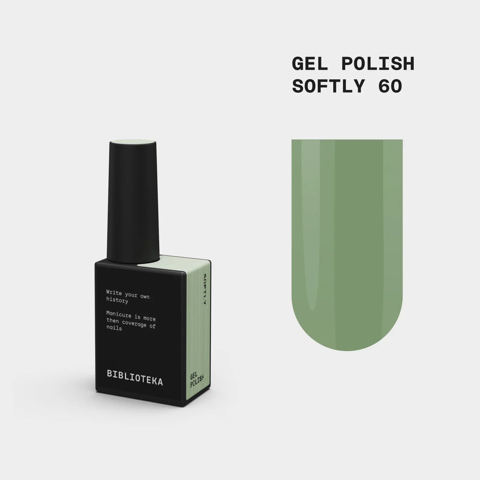 BIBLIOTEKA Gel Polish № 60 Softly, 10 ml