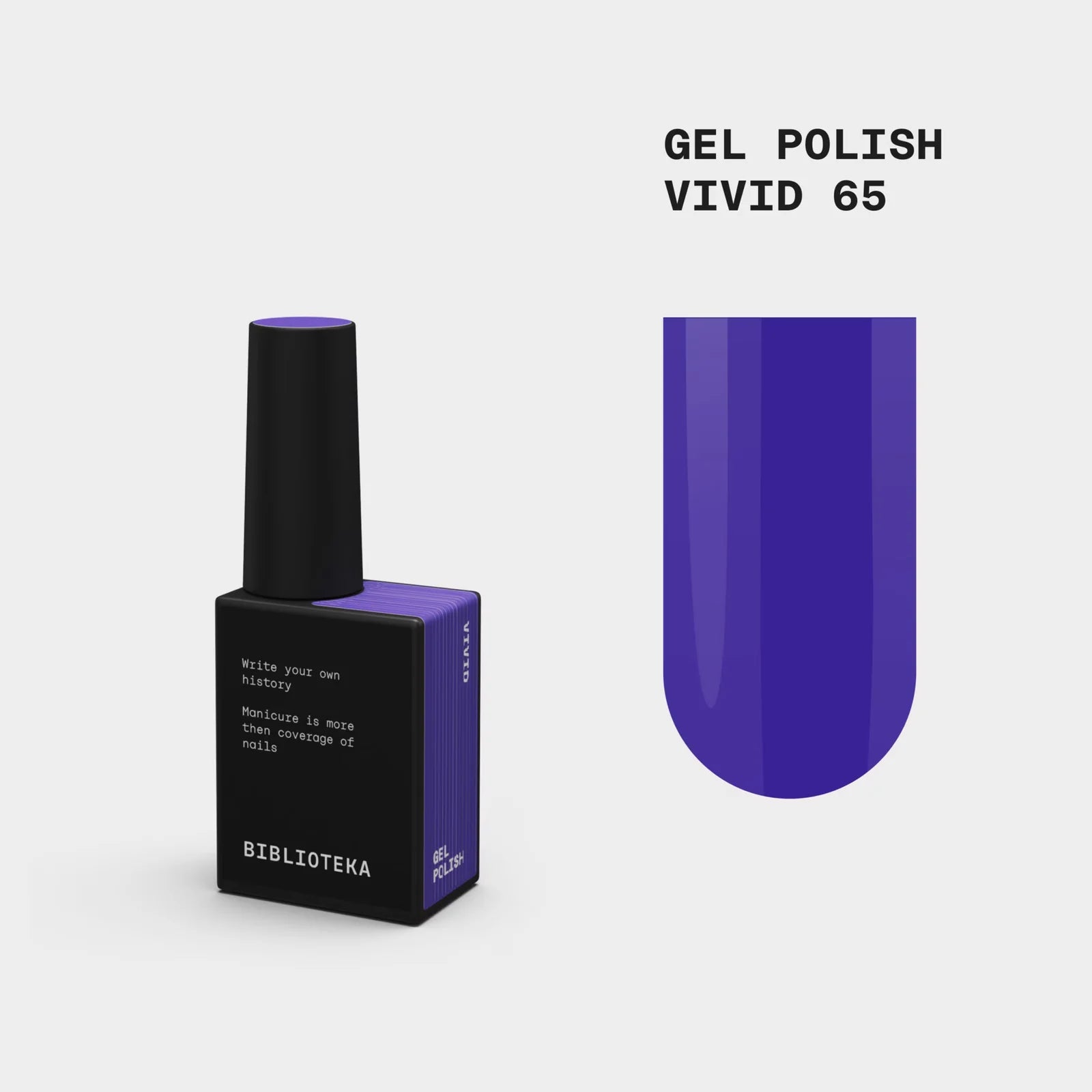 BIBLIOTEKA Gel Polish № 65 Vivid, 10 ml
