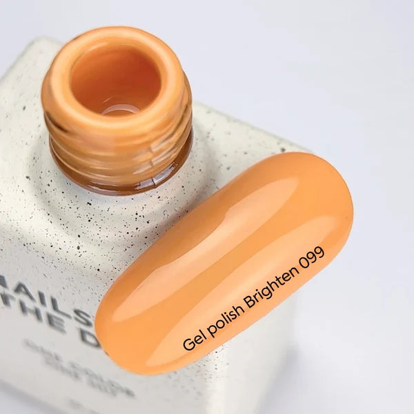 NAILSOFTHEDAY Gel Polish Brighten 099 — naranja pastel, 10 ml