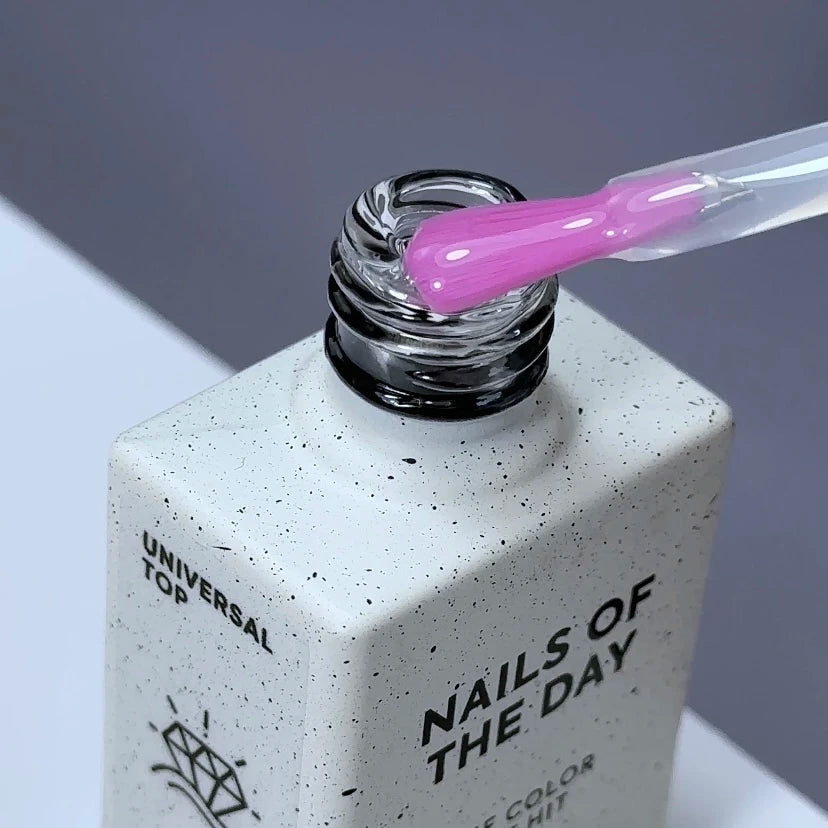 NAILSOFTHEDAY Universal Top — top coat brillante sin capa pegajosa, 10 ml