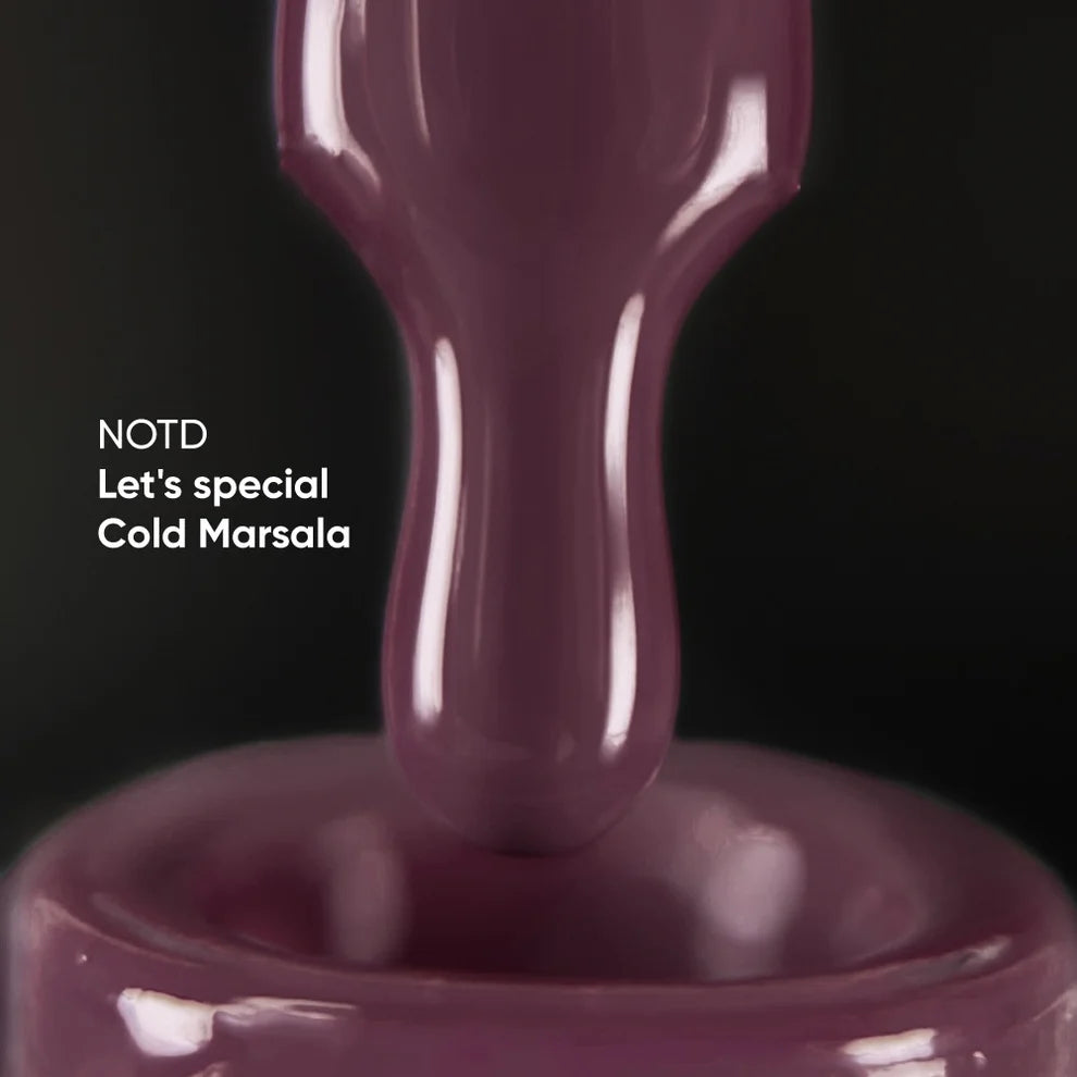 NAILSOFTHEDAY Let's Special Cold Marsala 377- esmalte burdeos claro, 10 ml
