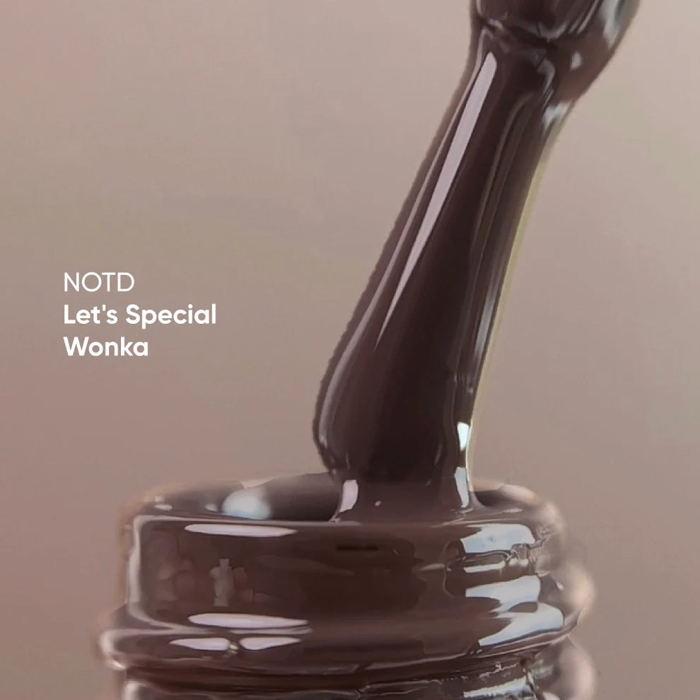 NAILSOFTHEDAY Let’s Special Wonka — Esmalte Marrón apagado, 10 ml