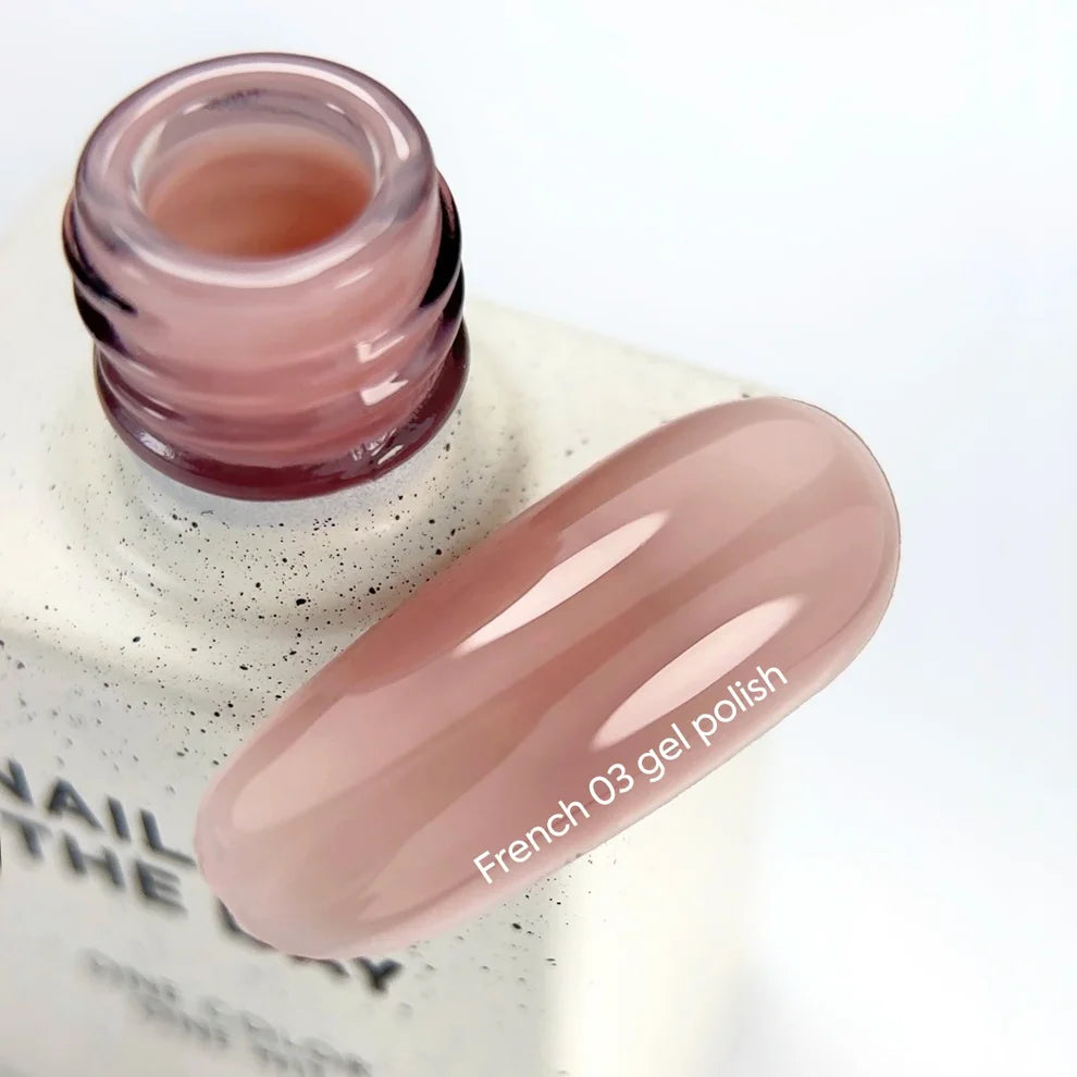 NAILSOFTHEDAY French 03 — esmalte nude traslúcido, 10 ml