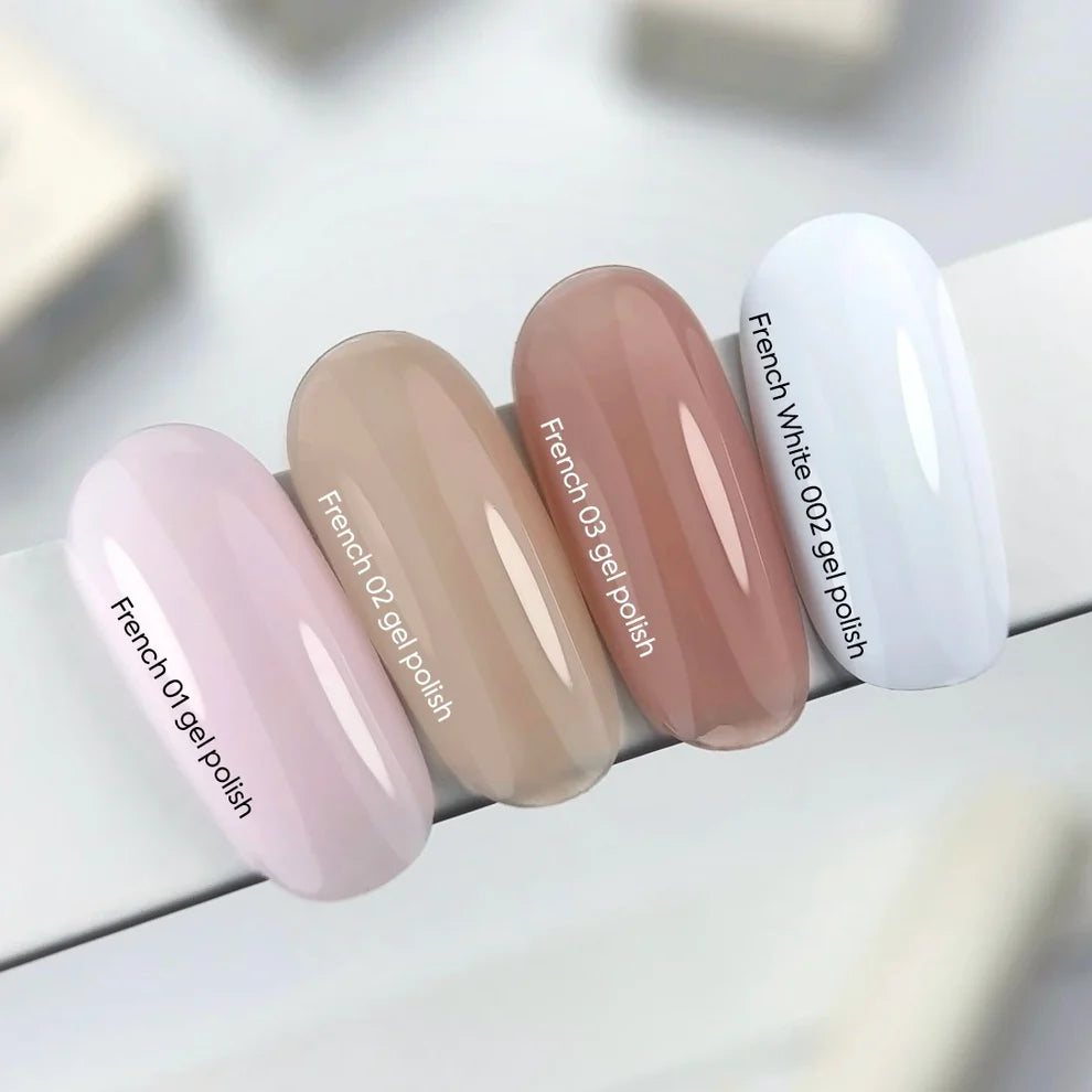 NAILSOFTHEDAY French White 02 — esmalte blanco frío, 10 ml