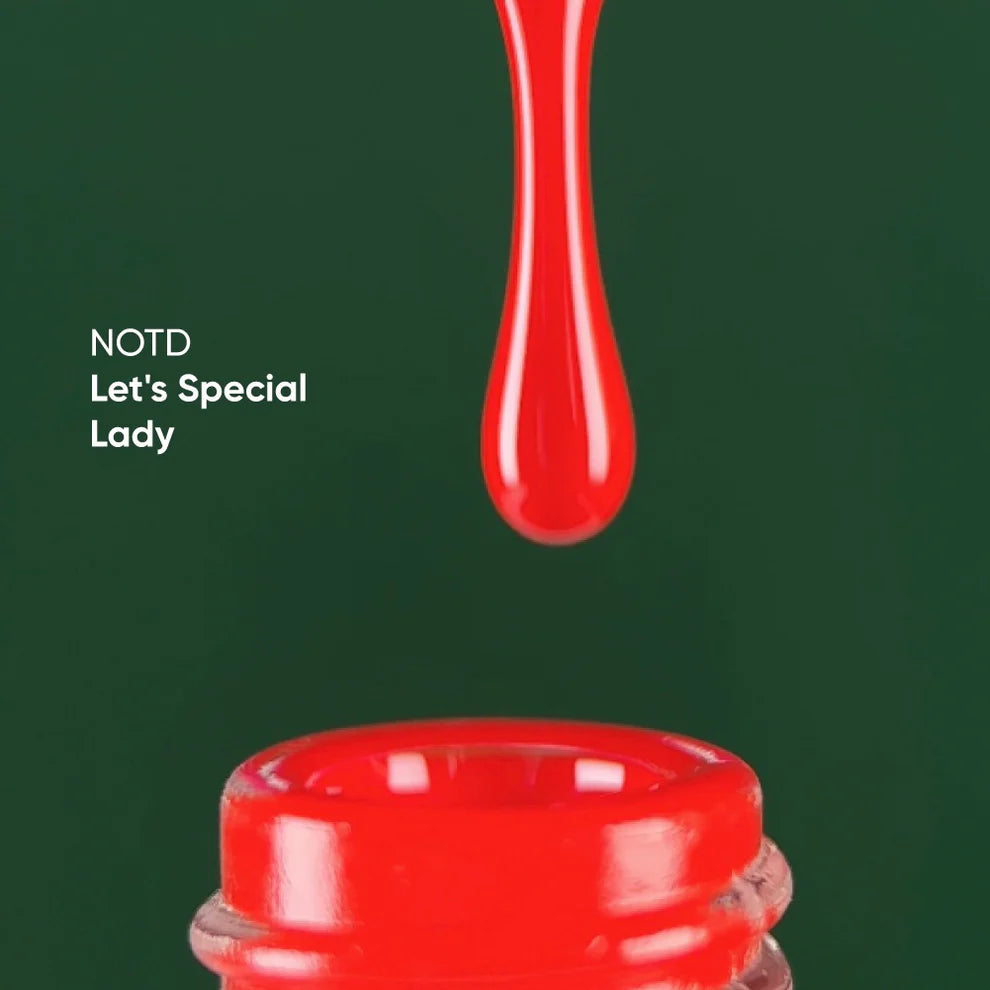 NAILSOFTHEDAY Let’s special Lady 137— esmalte Rojo Intenso, 10 ml