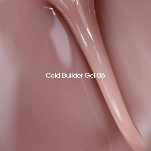 NAILSOFTHEDAY Cold Builder Gel 06 — gel constructor nude cálido para extensión de uñas, 15 ml.