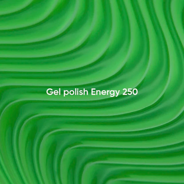 NAILSOFTHEDAY Gel Polish Energy 250 — verde intenso, 10 ml