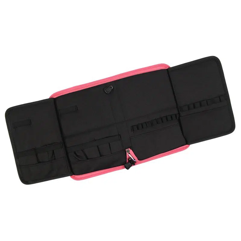 Estuche para Pinceles Doble Glitter Pink