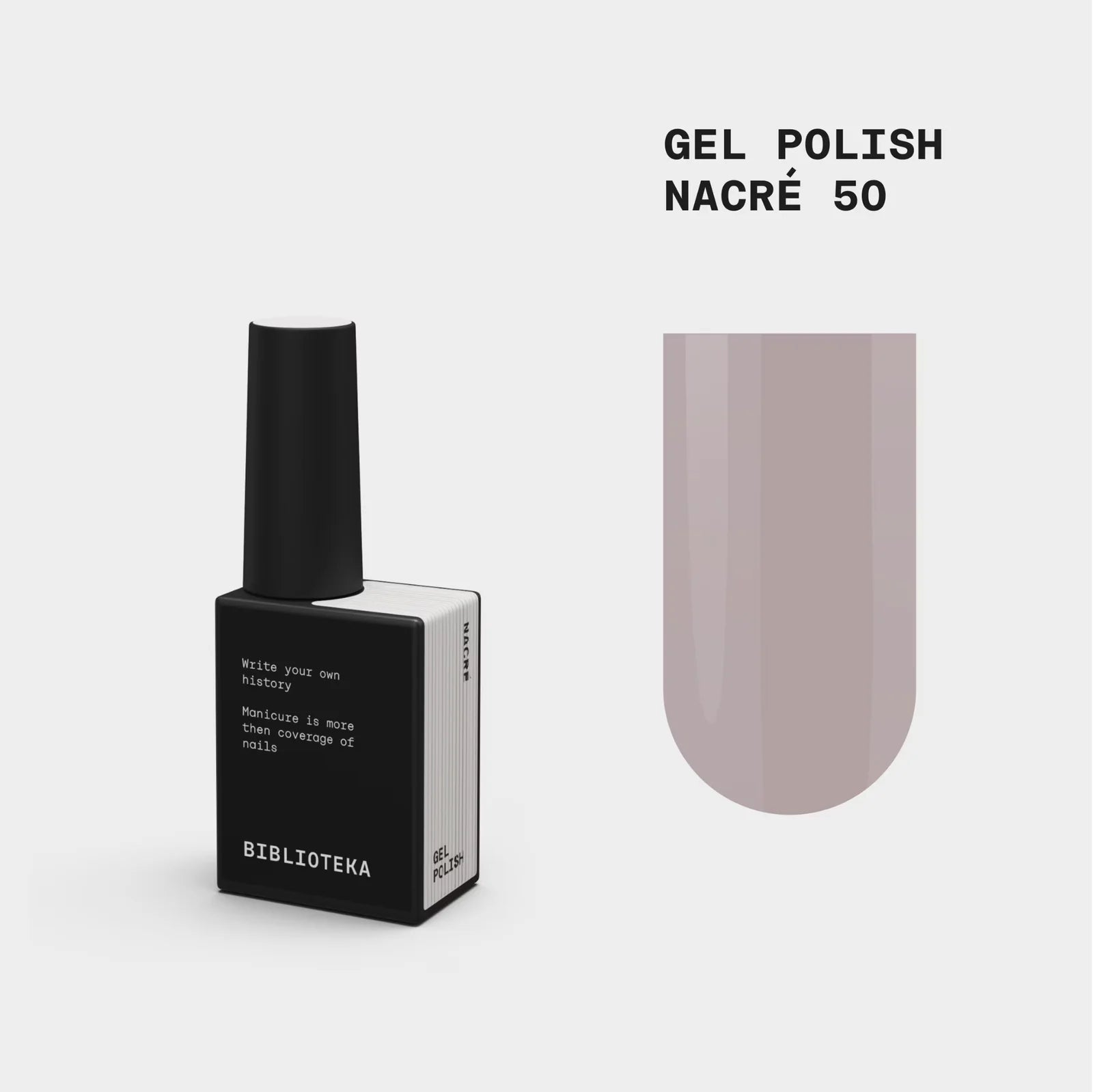 BIBLIOTEKA Gel Polish № 50 Nacré, 10 ml