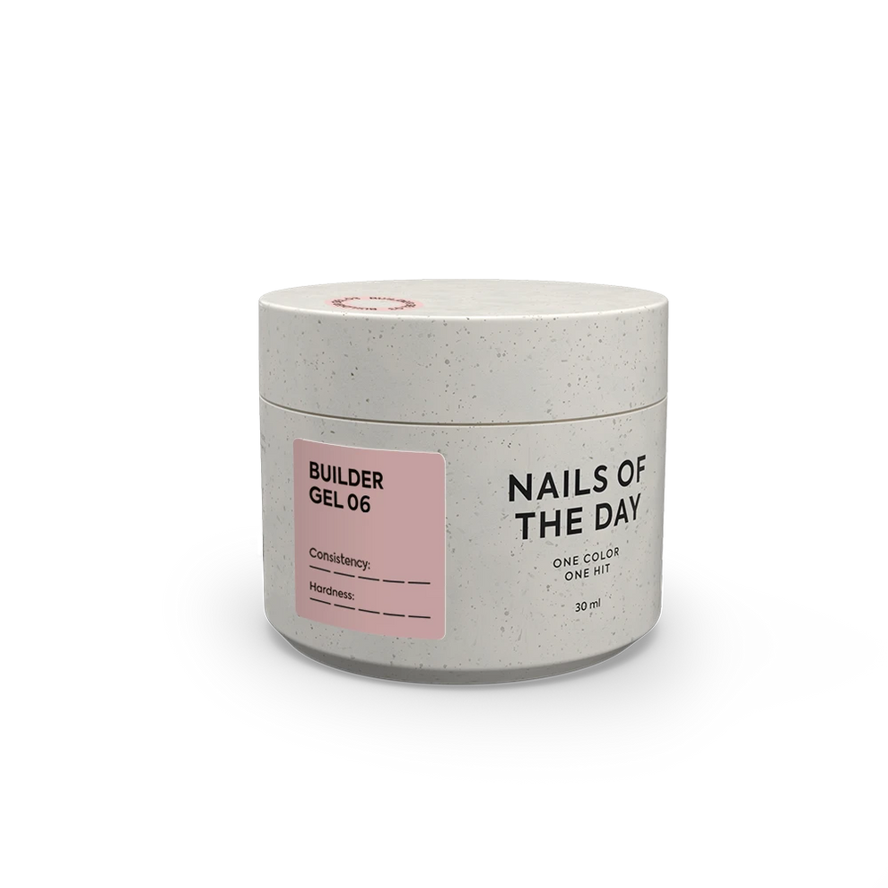 NAILSOFTHEDAY Builder Gel 06 - Marrón Claro, 30 ml