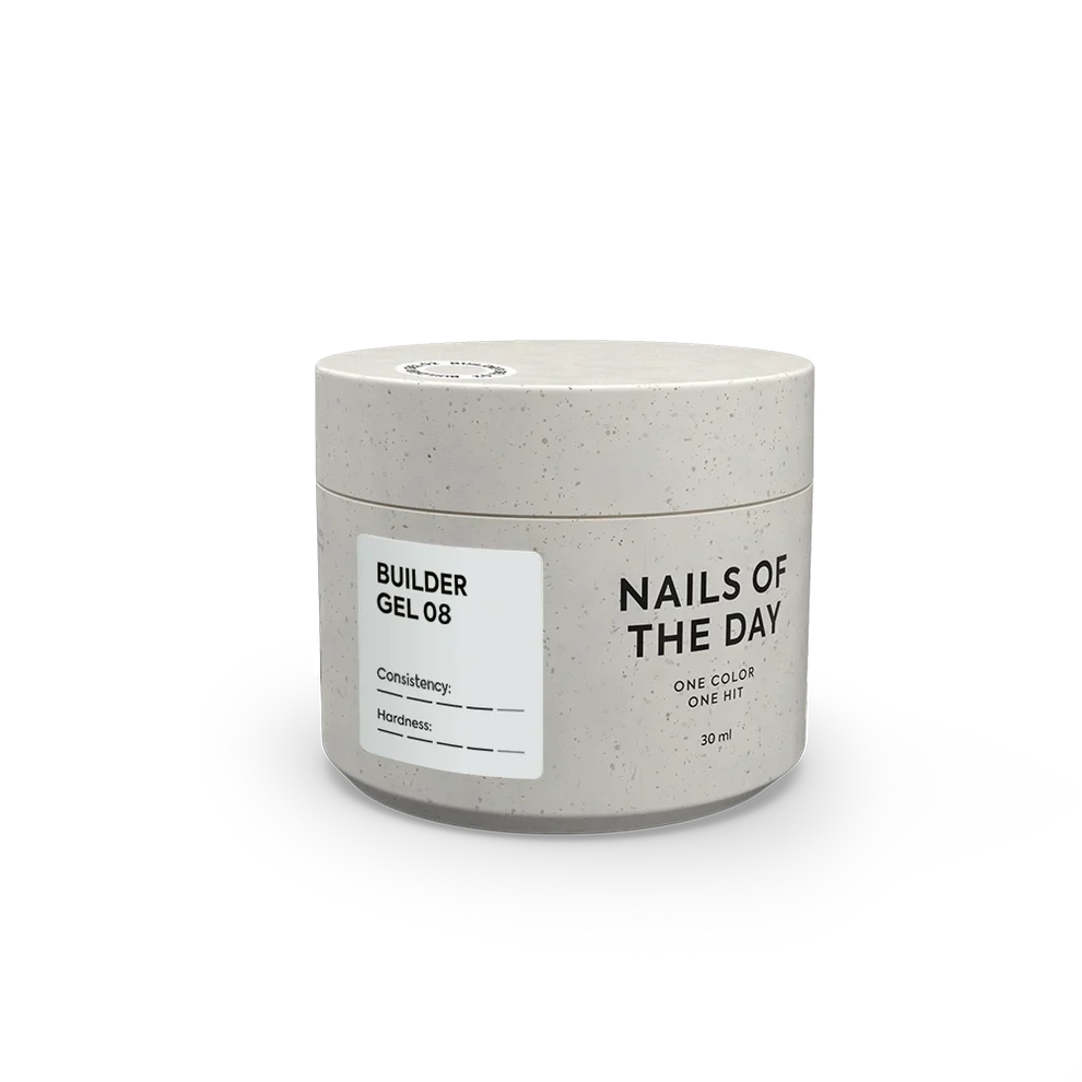 NAILSOFTHEDAY Builder Gel 08 - Lechoso, 30 ml