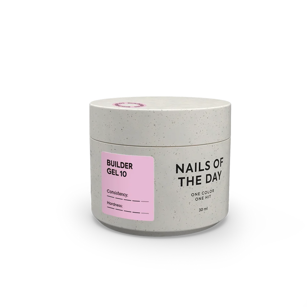 NAILSOFTHEDAY Builder Gel 10 - Rosa, 30 ml