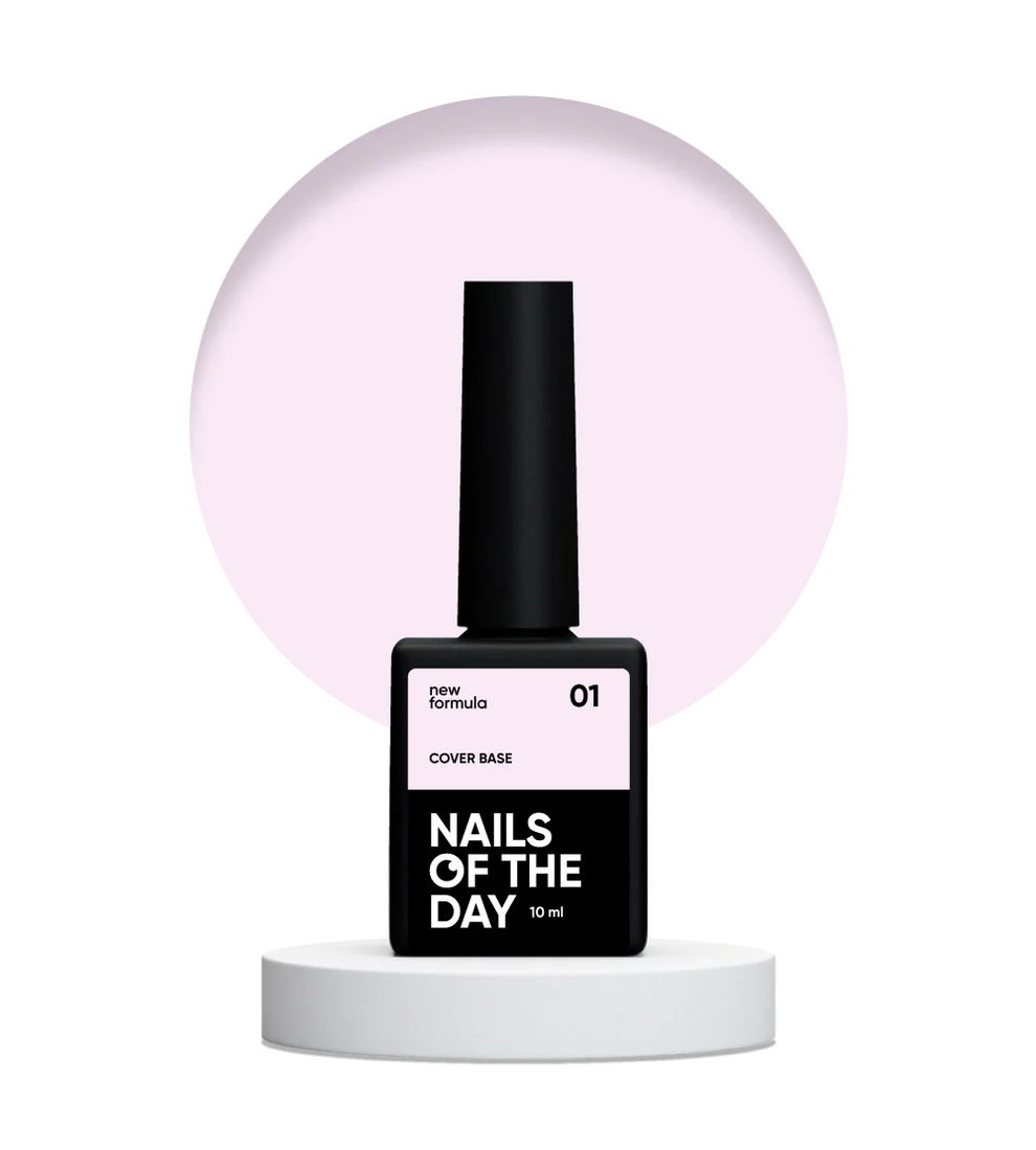 Nailsoftheday Cover base NEW Formula 01: Rosa Claro, 10 ml