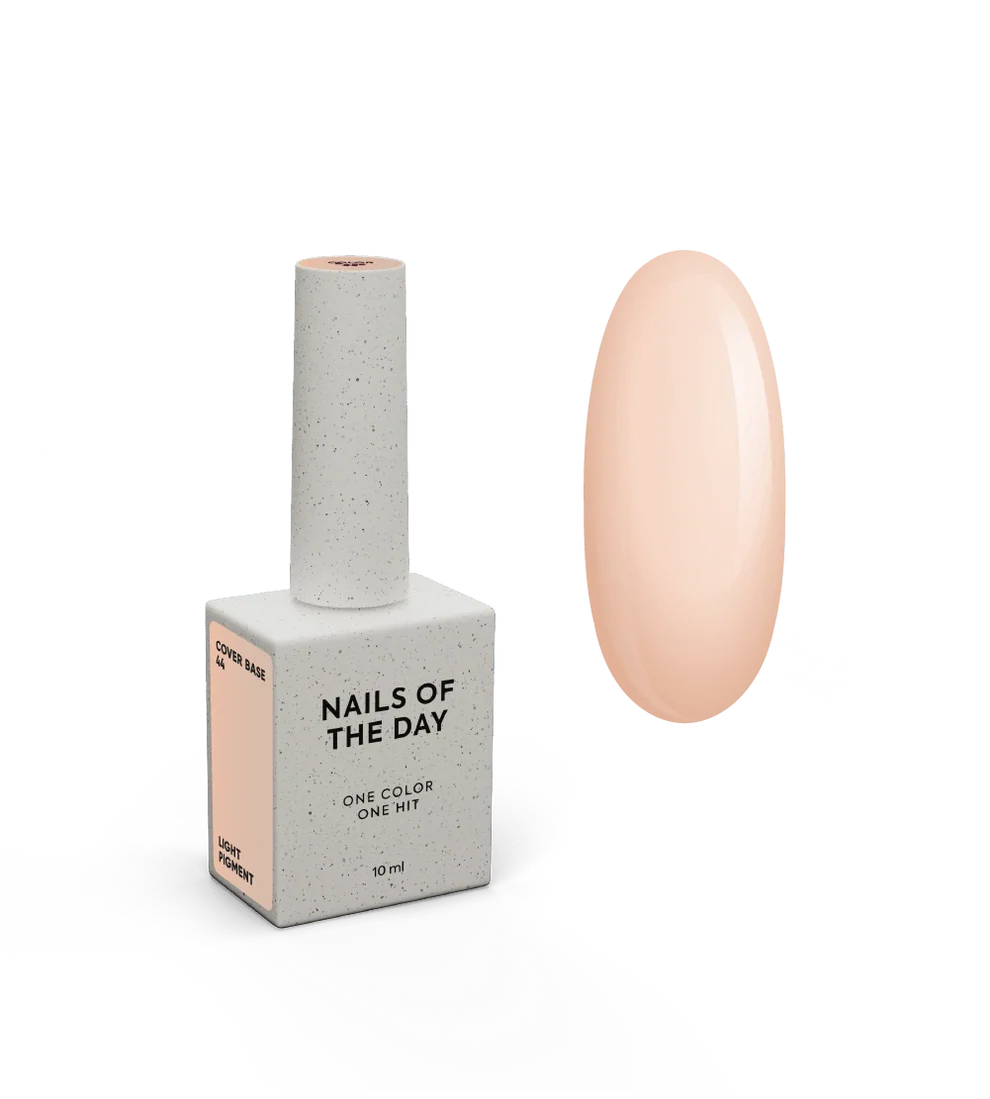 Cover Base 44 Light Pigment – base melocotón semitransparente, 10 ml