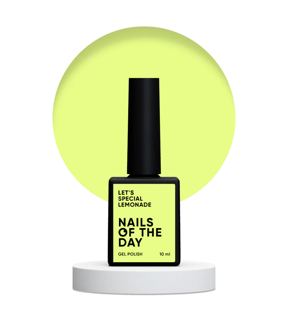 NAILSOFTHEDAY Let’s Special Lemonade — esmalte semipermanente pastel limón, 10 ml