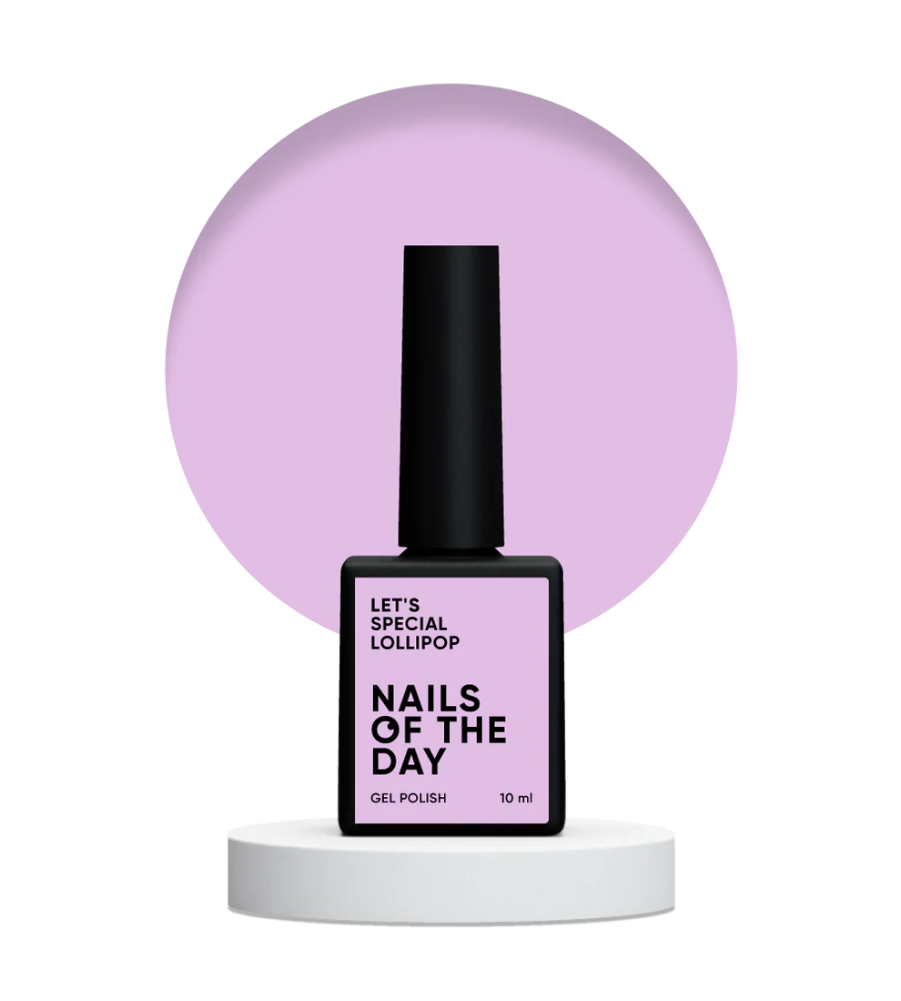 NAILSOFTHEDAY Let’s Special Lollipop — esmalte semipermanente pastel violeta, 10 ml