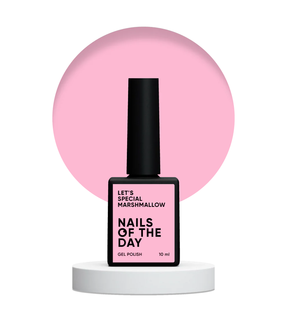 NAILSOFTHEDAY Let’s Special Marshmallow — esmalte semipermanente rosa claro, 10 ml