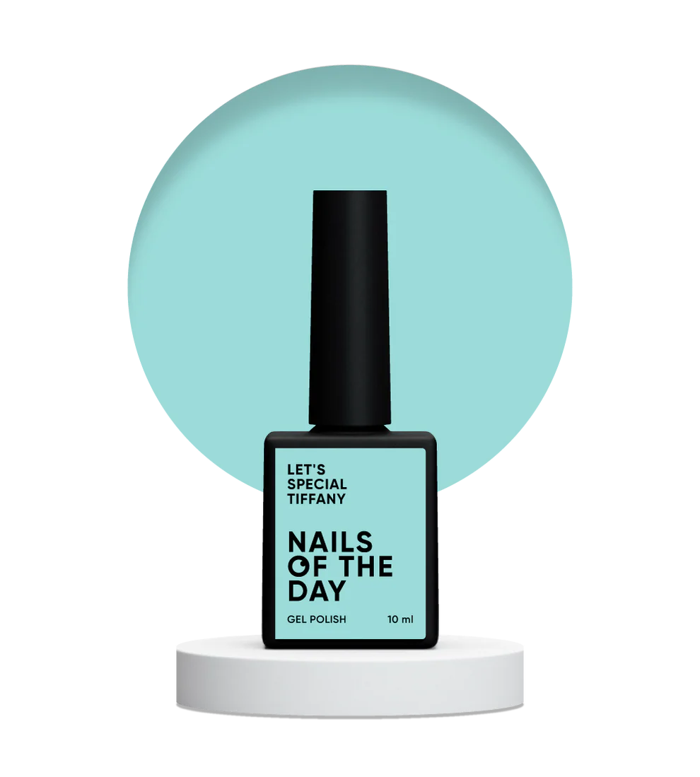 NAILSOFTHEDAY Let’s Special Tiffany — esmalte semipermanente turquesa suave, 10 ml