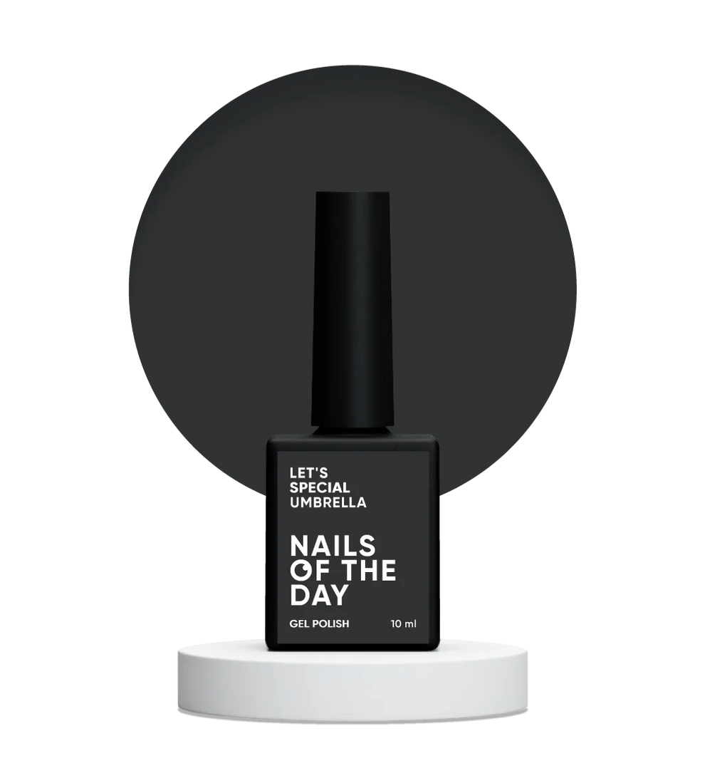 NAILSOFTHEDAY Let’s special Umbrella — esmalte Gris Oscuro, 10 ml