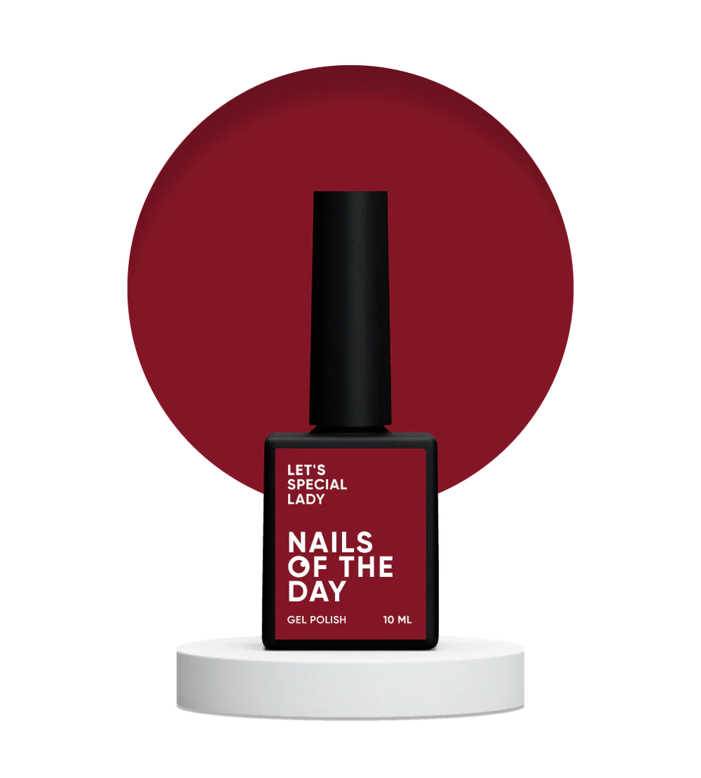 NAILSOFTHEDAY Let’s special Lady 137— esmalte Rojo Intenso, 10 ml