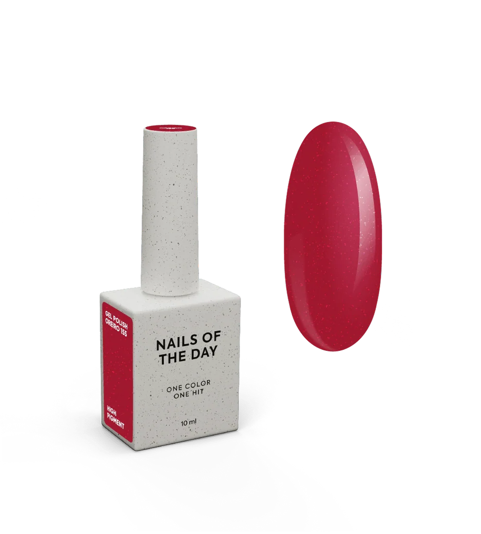 NAILSOFTHENIGHT Let's Special Oreiro 155- Esmalte rojo claro con brillo, 10 ml