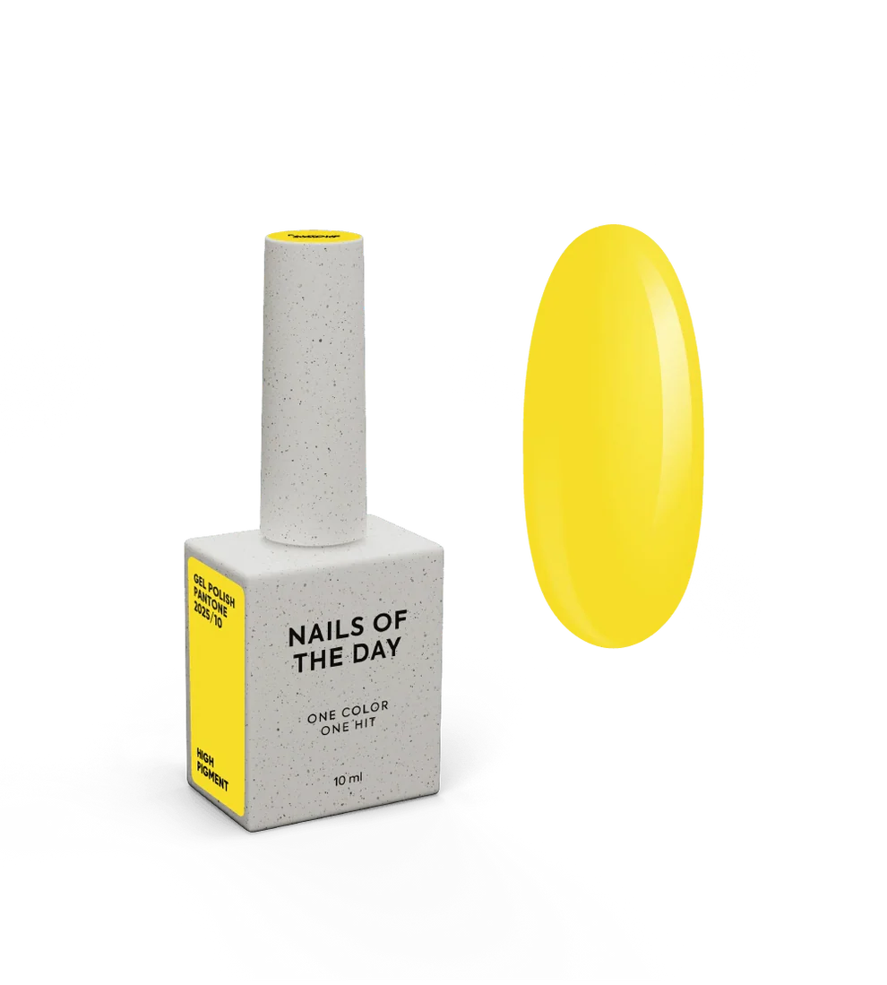 NAILSOFTHEDAY Let’s special Pantone2025/10 — esmalte amarillo soleado, 10 ml.