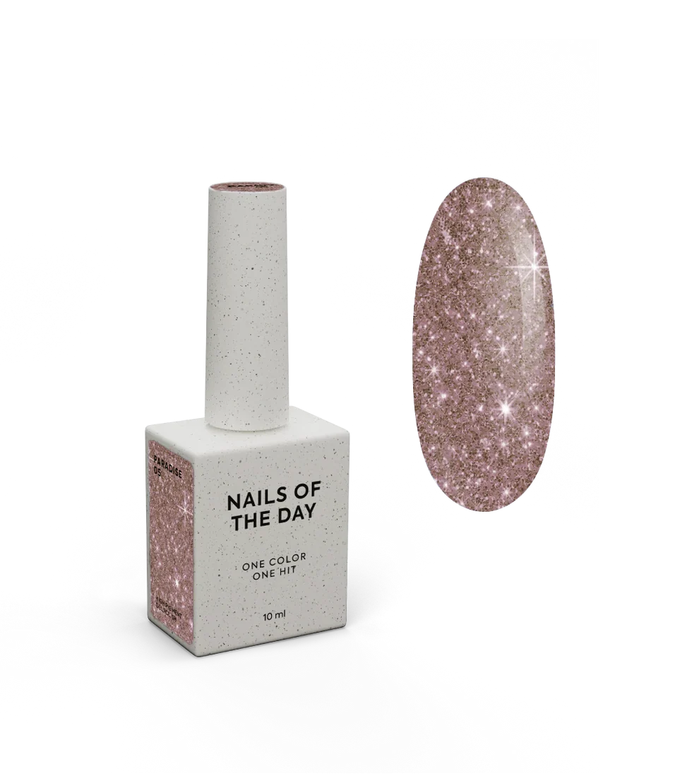 NAILSOFTHEDAY Paradise 05 — Esmalte Semi marrón grafito, 10 ml