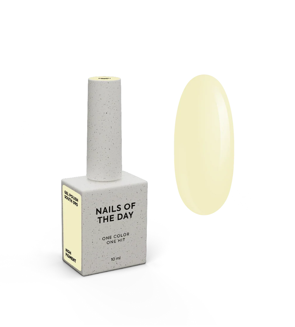 NAILSOFTHEDAY Esmalte Semi South — amarillo pastel, 10 ml