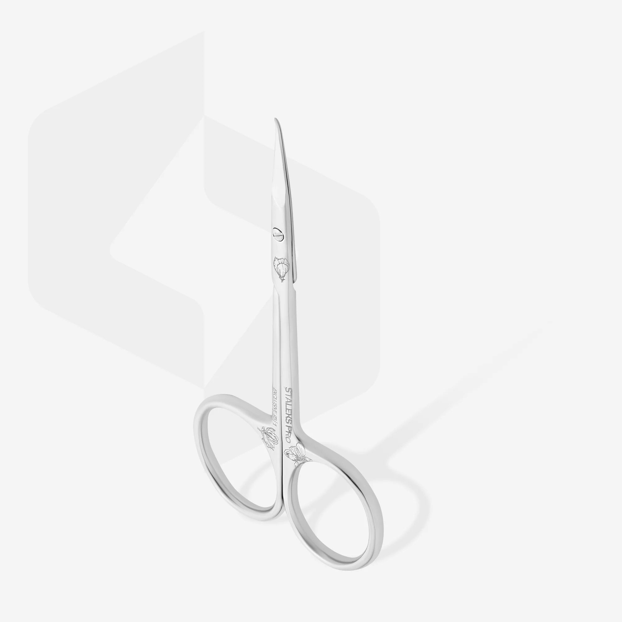 Tijeras profesionales para cutícula con gancho EXCLUSIVE 23 TIPO 1 (magnolia)
