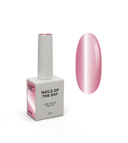 NAILSOFTHEDAY Korean cat eye 11 – esmalte semipermanente ojo de gato rosa, 10 ml