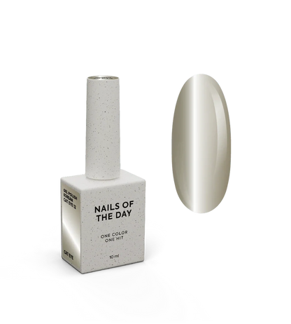 NAILSOFTHEDAY Korean Cat Eye 12 – esmalte semipermanente efecto ojo de gato beige frío, 10 ml